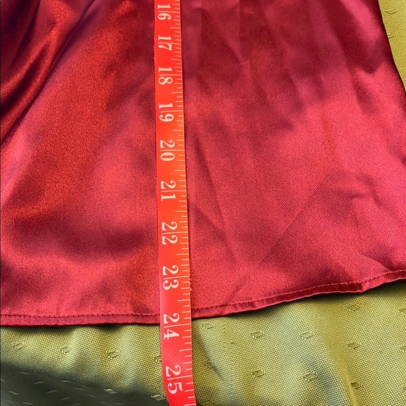 Calvin Klein Deep Red Satin Blouse Brand New - Picture 9 of 9